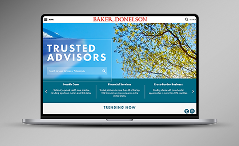 Baker Donelson example screen